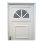 Puerta Aluminio Blanco Modelo Sol de 080×200