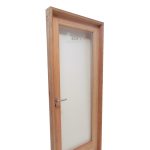 Puerta Madera Grandis Vidrio Entero 080×200