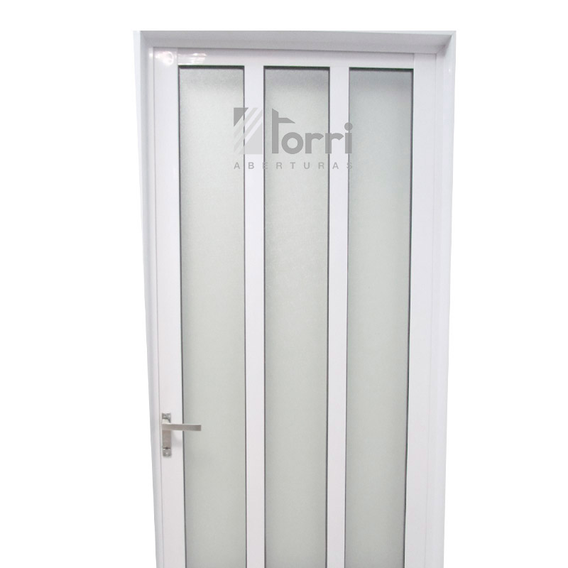 Puerta aluminio blanco Reforzada Modelo 179 de 080×200 Con Postigo –  Aberturas Torri