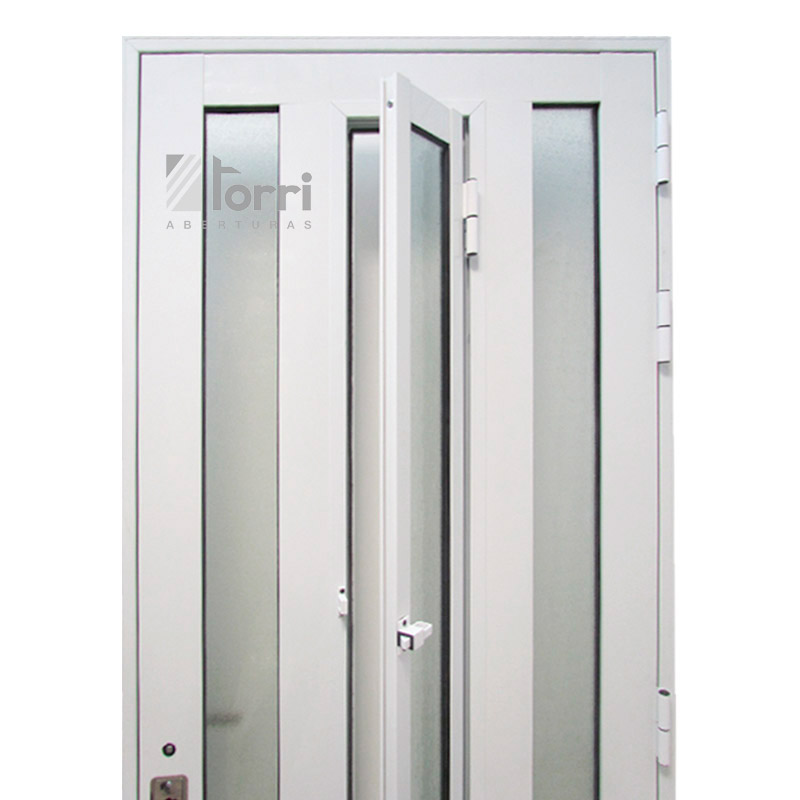 NUEVA! Puerta Aluminio Blanco Reforzada Modelo 550 de 085×200 – Aberturas  Torri