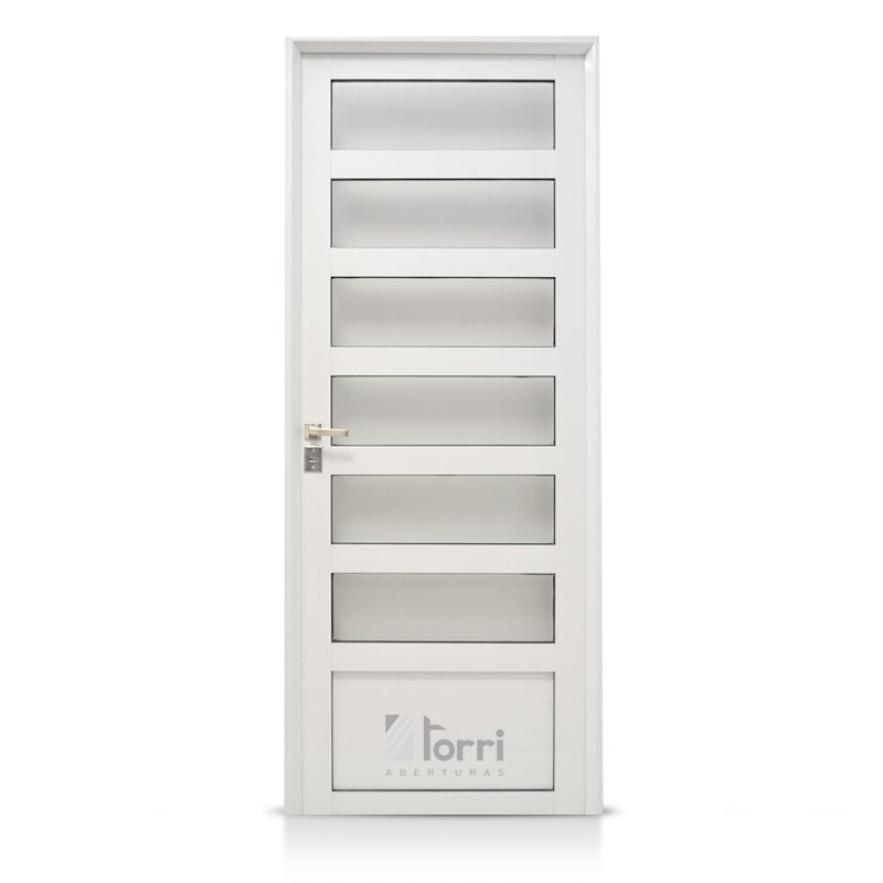 NUEVA! Puerta Aluminio Blanco Reforzada Modelo 550 de 085×200 – Aberturas  Torri