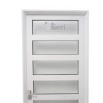 Puerta aluminio Blanco Reforzada Modelo 190 De 080×200