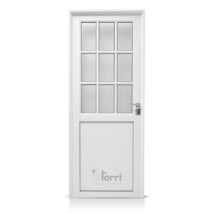 NUEVA! Puerta Aluminio Blanco Reforzada Modelo 550 de 085×200 – Aberturas  Torri