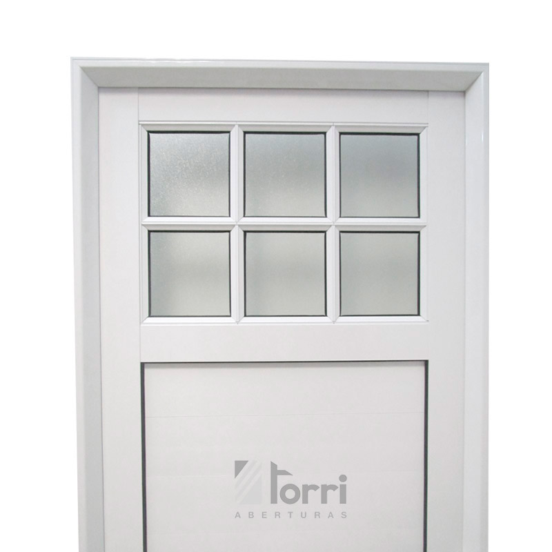 Puerta Ciega De Aluminio Exterior Reforzada Blanca