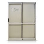 OFERTA! Balcón Aluminio Modena Blanco 150×205 Con Vidrio DVH