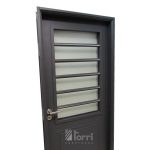 Puerta Chapa Inyectada Pavir Modelo Florencia Grafito De 080