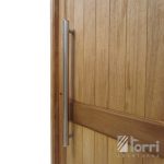 Puerta Madera Timbo Machimbre Vertical 080×200 BARRAL ACERO!