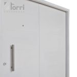 OUTLET! Portón Chapa Pintado Horno Blanco Modelo 1810 De 2,40