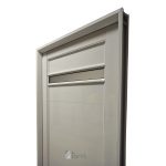Puerta Aluminio Blanco Reforzada Modelo 500 De 080×205