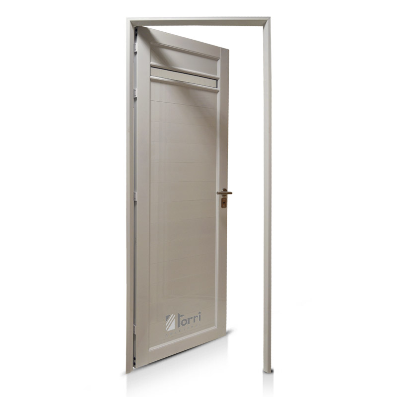 NUEVA! Puerta Aluminio Blanco Reforzada Modelo 550 de 085×200