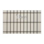 Ventana Aluminio Herrero Blanco 150×110 Con Reja De Hierro