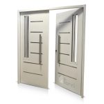 OUTLET! Puerta Doble Chapa Pintada Horno Modelo AC86 de 176×205