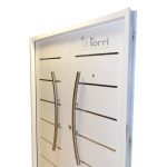 Puerta Doble de Chapa Pintada Horno Blanca Modelo AC81 de 170×205