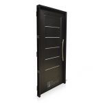 PROMO!  Puerta Chapa Nexo Inyectada Modelo S100 Negra De 080
