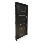 PROMO! Puerta Chapa Nexo Inyectada Modelo S100 Negra De 080