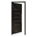 PROMO!  Puerta Chapa Nexo Inyectada Modelo S100 Negra De 080