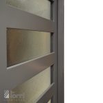 Puerta Chapa Inyectada 1/2 Vidrio Con Postigo 080×200