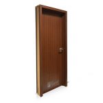 ÚLTIMAS! Puertas Placas Línea Folid Teca De 080