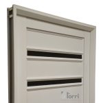 Puerta Aluminio Blanco Reforzada Modelo 213 De 080×205