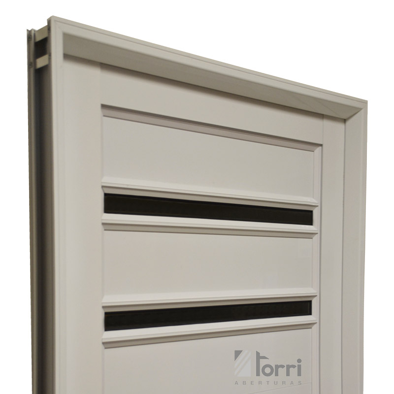 Puerta aluminio blanco Reforzada Modelo 179 de 080×200 Con Postigo –  Aberturas Torri