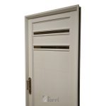 Puerta Aluminio Blanco Reforzada Modelo 213 De 080×205