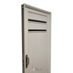 Puerta Aluminio Blanco Reforzada Modelo 213 De 080×205