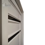 Puerta Aluminio Blanco Reforzada Modelo 213 De 080×205