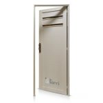 Puerta Aluminio Blanco Reforzada Modelo 213 De 080×205