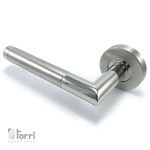 OFERTA! Picaporte Acero Inox Modelo Biselado Pulido Con Retroceso