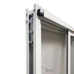 Ventana Aluminio Blanco Linea Moderna 120×110 Con Mosquitero