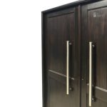 OFERTA- Puerta Doble Timbó Machimbre Vertical De 1,60