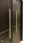 OFERTA- Puerta Doble Timbó Machimbre Vertical De 1,60