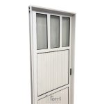 PROMO! Puerta Aluminio Blanco Modelo 120 De 080×200