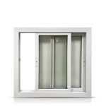 NUEVA! Ventana PVC Blanca De 120×110 Vidrio De 5mm