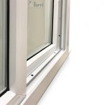 NUEVA! Ventana PVC Blanca De 120×110 Vidrio De 5mm