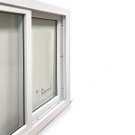 NUEVA! Ventana PVC Blanca Corrediza De 120×110