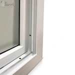 NUEVA! Ventana PVC Blanca De 120×110 Vidrio De 5mm