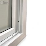 NUEVA! Ventana PVC Blanca Corrediza De 120×110