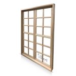 Puerta Balcón Madera Grandis Hojas Abrir 150×200