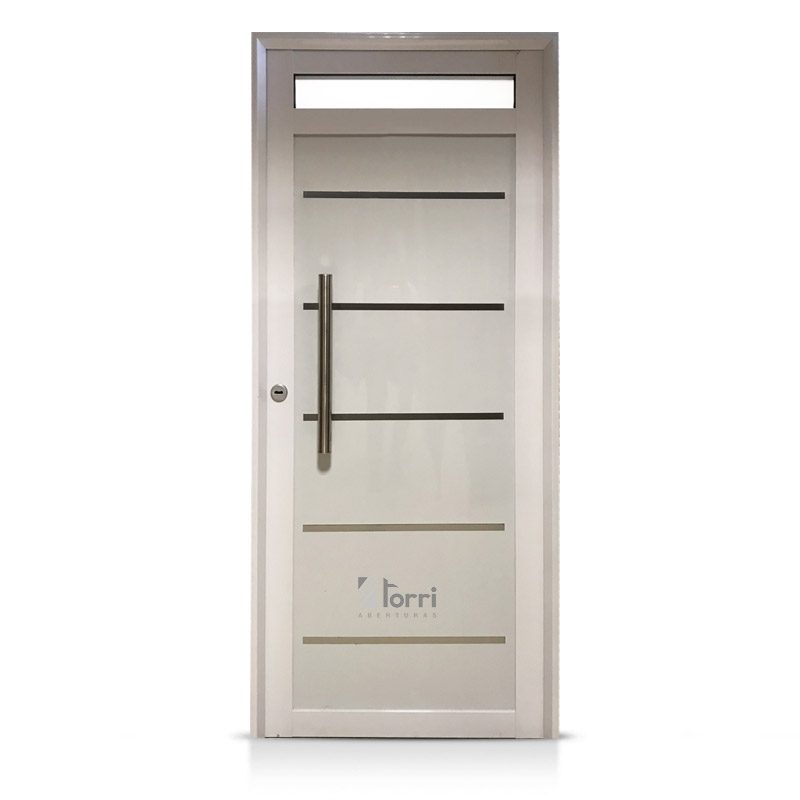 NUEVA! Puerta Aluminio Blanco Reforzada Modelo 550 de 085×200 – Aberturas  Torri