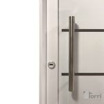 NUEVA! Puerta Aluminio Blanco Reforzada Modelo 550 De 085×200