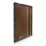 Puerta Pivotante Pavir Modelo 80 Foliada Caoba 120X220