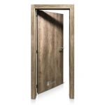 HOT SALE! Puerta Placa Oblak Tekstura Nogal Marco Madera 080 Muro 15