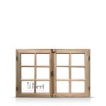 Ventana Madera Grandis 150×100 Vidrio Repartido