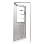 OUTLET 20% OFF! Puerta Oblak Línea Presta 3751 Blanca De 080