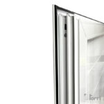 Puerta Aluminio Linea Modena Blanca Modelo Ciego De 085×205