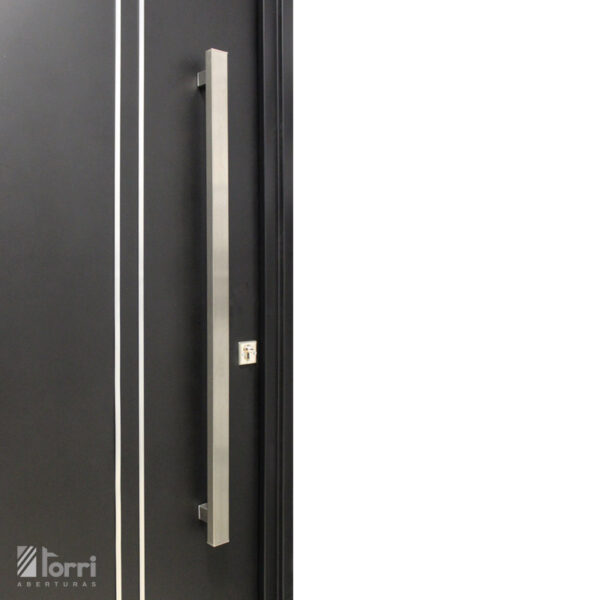 Puerta Nexo Pivot Modelo GP070 Negra De 126×226 – Aberturas Torri
