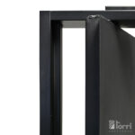 Puerta Nexo Pivot Modelo GP070 Negra De 126×226