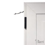 Puerta Aluminio Blanco De Frente Nexo Modelo V580