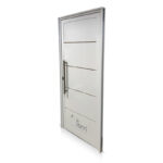 Puerta Aluminio Blanco De Frente Nexo Modelo V580